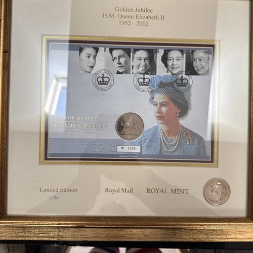 2002 framed fdc - gb,