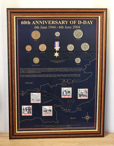 Day 60th anniversary framed - d-day,