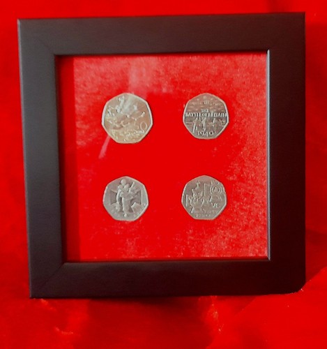 Framed commemorate pence - uk, 50
